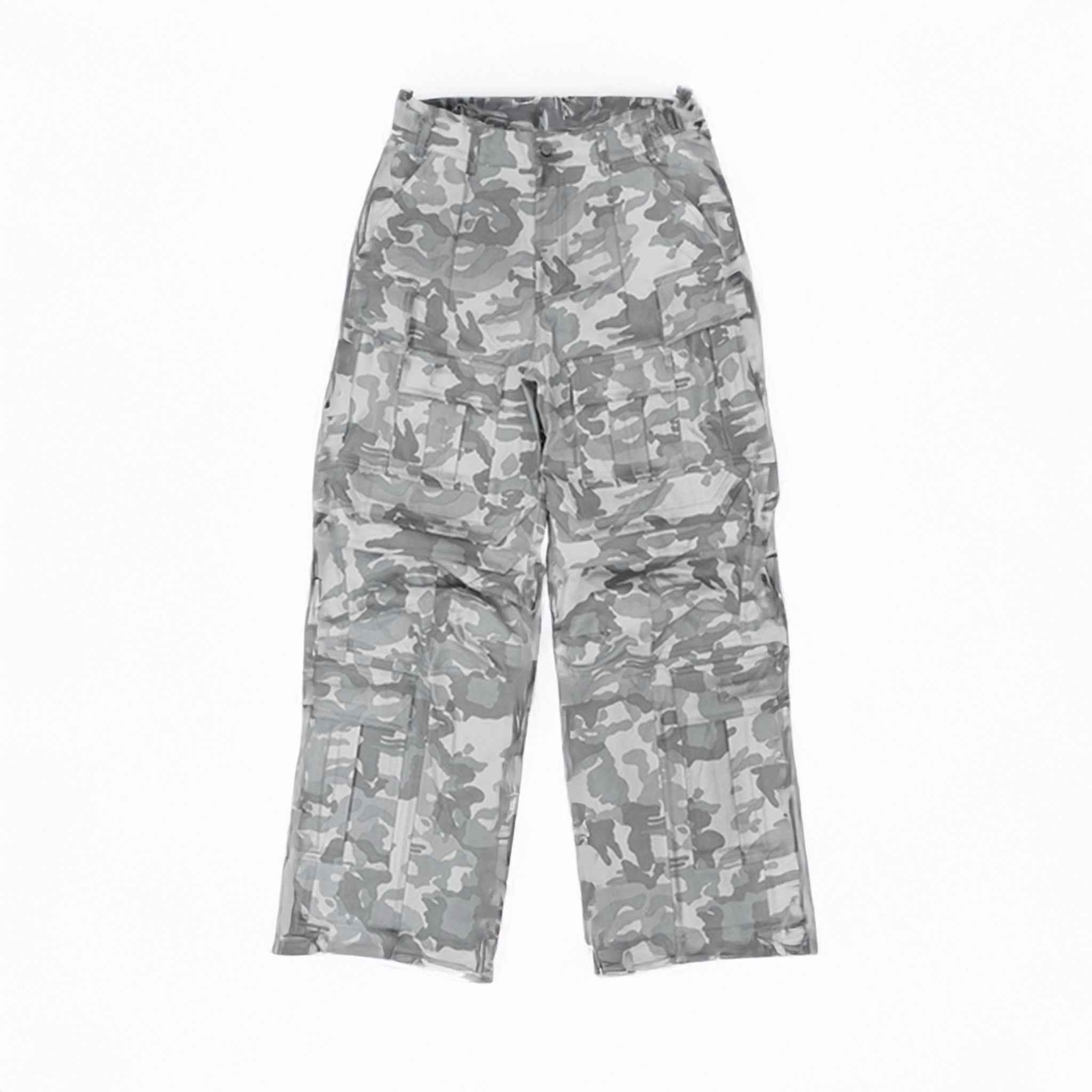 Baggy White Camo Pants